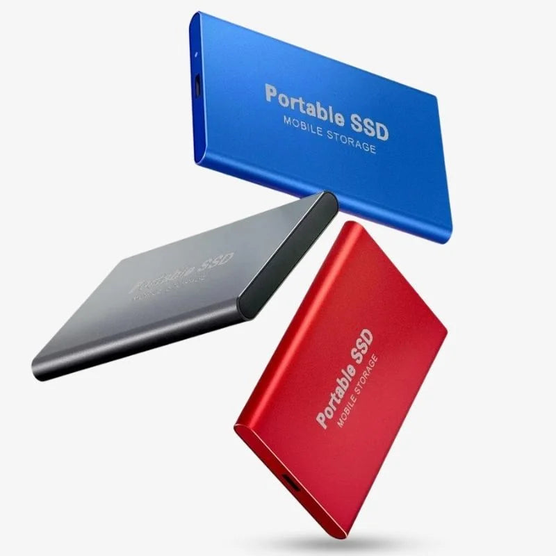 Ekstern SSD-harddisk – Bærbar USB-harddisk i aluminiumskabinet