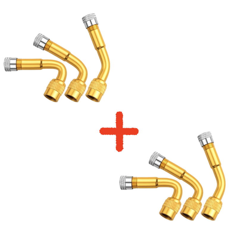 ValveExtenders 1+1 GRATIS: 3-Angle Holdbar Let-At-Installere Ventilforlænger Adapter Sæt
