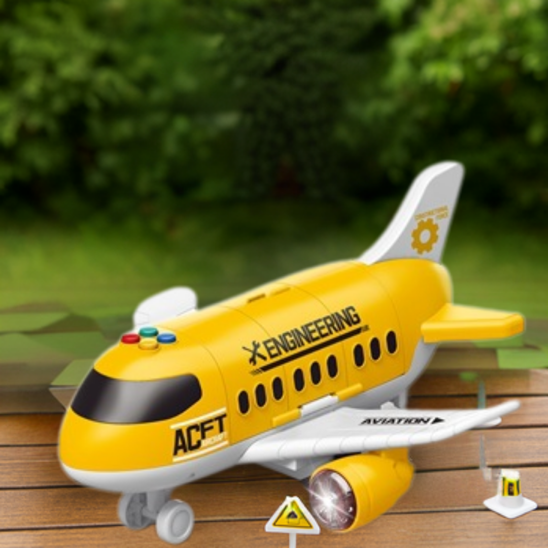 Kletshuts™ VehicleCarrier: Kæmpe Fly Transport Køretøjsholder Legetøj Sæt