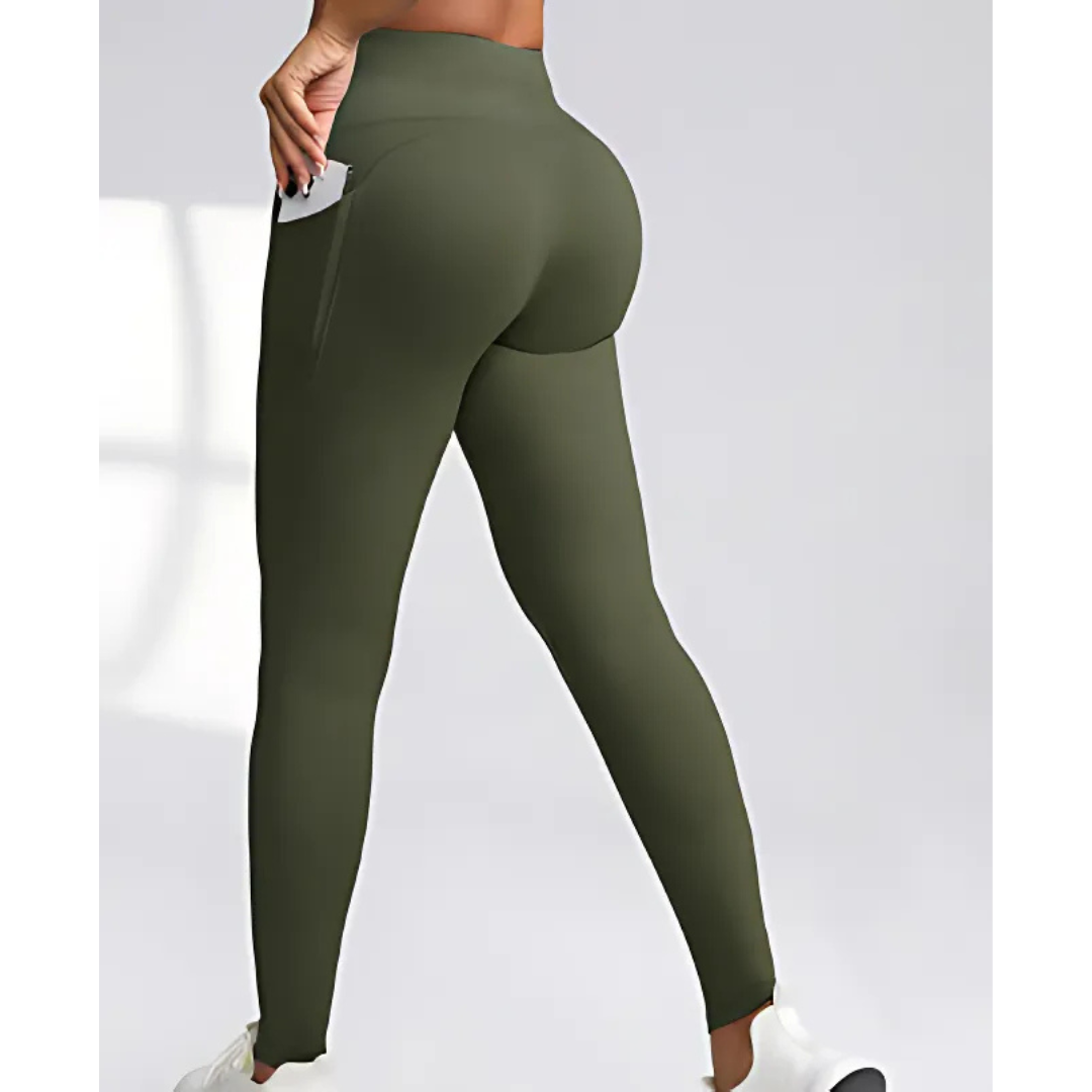Icone™ TrainingLeggings: Højtaljede Mave Kontrol Skulpterende Leggings