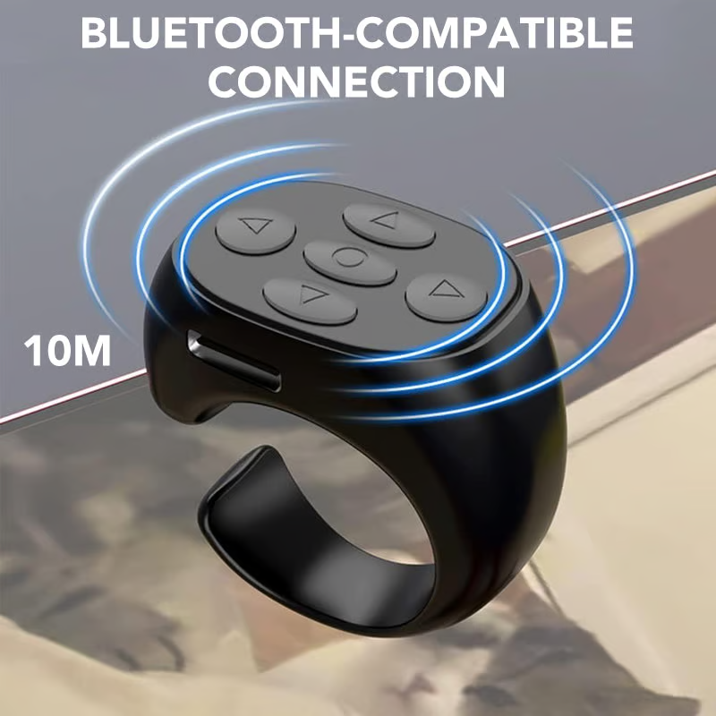 FingerRemote: Trådløs Bluetooth Bæres på Fingeren Fjernbetjening Kontrol