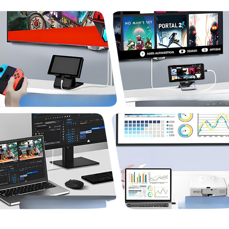 HDMIConnect: USB-C Til HDMI Skærmforbindelseskabel