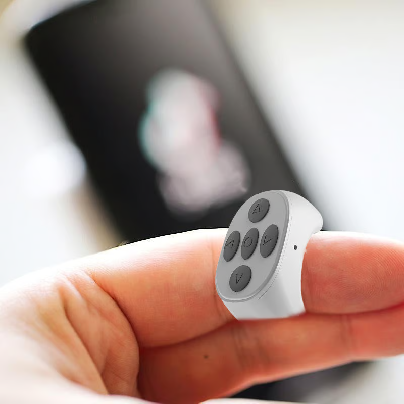 FingerRemote: Trådløs Bluetooth Bæres på Fingeren Fjernbetjening Kontrol