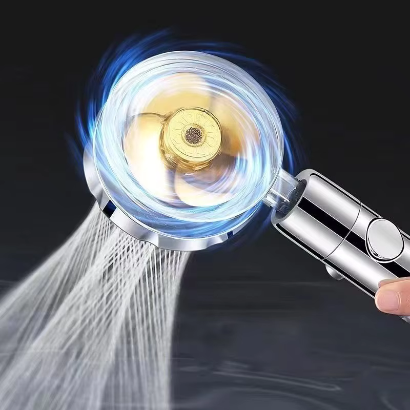 Borhe® SpinShower: 360° Roterende Højtryk Bruser Hoved
