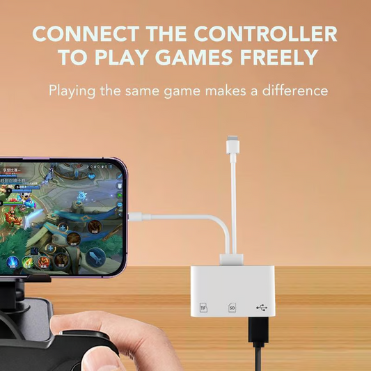 ChipReader - 3 i 1 Dobbelt Port Gadget Kort Læser
