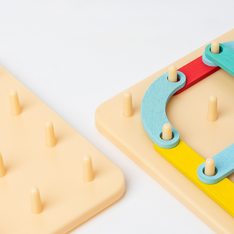 Kletshuts™ PuzzleBoard - Montessori Træpuslespil Plade Sæt