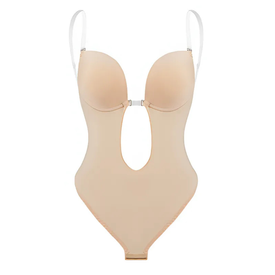 Icone™ SeamlessBodysuit: Lavt Snit Sømløs Bodysuit Shapewear