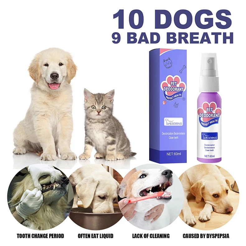 DogCatFri™ PetSpray: Kæledyr Åndedræt Opfrisker Spray