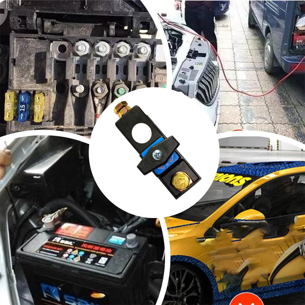 BatterySwitch 1+1 GRATIS - 12V / 24V Bilbatteri Afbryder Kontakt