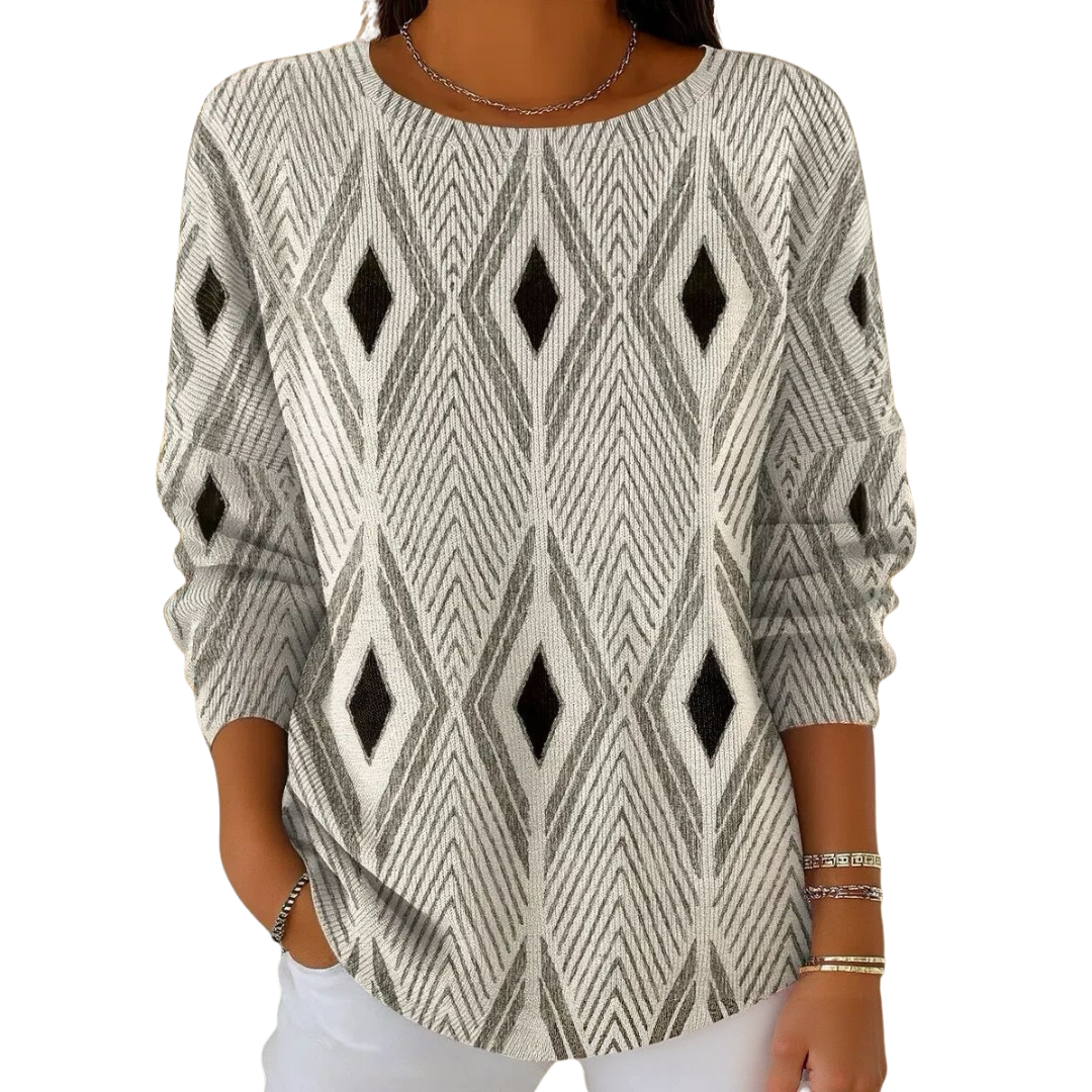 Icone™ VintageTop: Klassisk Kvinders Top Vintage Stil Daglig Brug