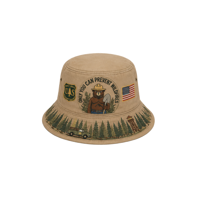 Icone™ BoonieHat - Komfortabel Udendørs Eventyr Boonie Hat Med Trykt Design