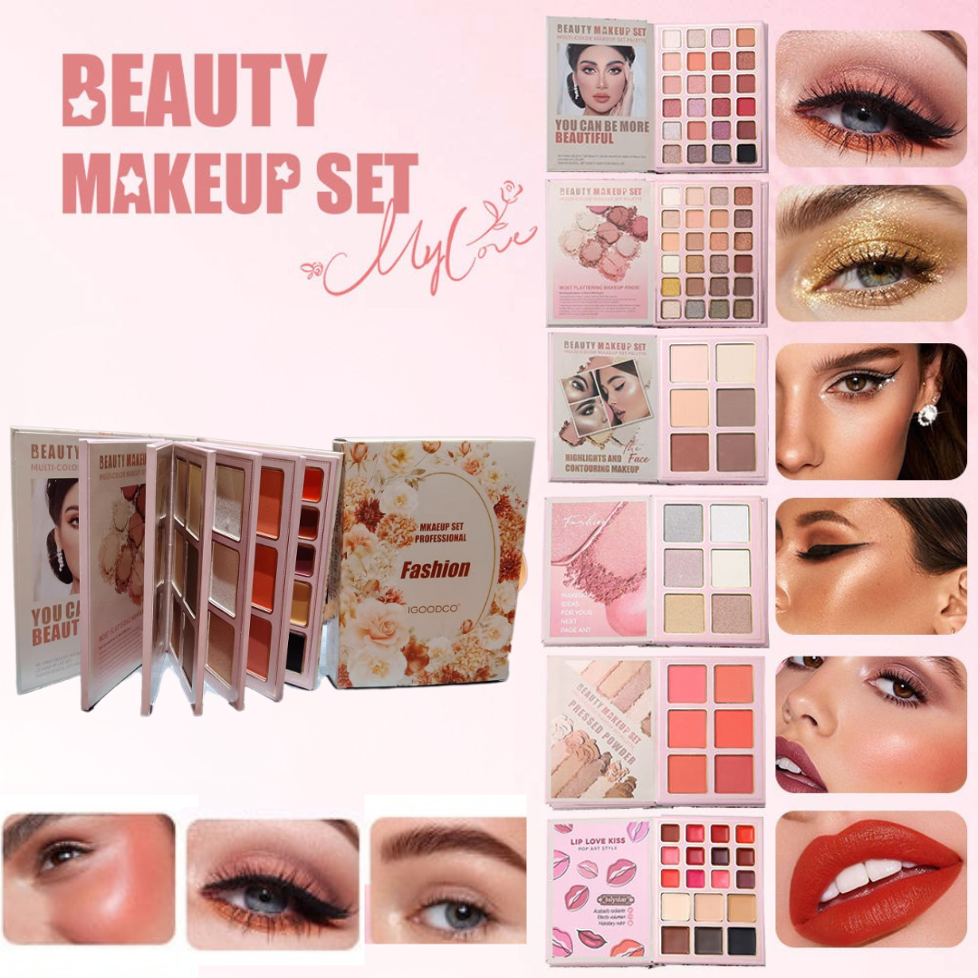 BeautyKit – Professionel Alt-i-én Makeup Kollektion Komplet Skønhedssæt Kit