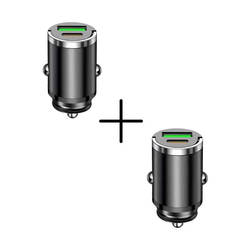 CarAdapter 1+1 GRATIS: Mini Universel Opladning Bil Mellemstykke