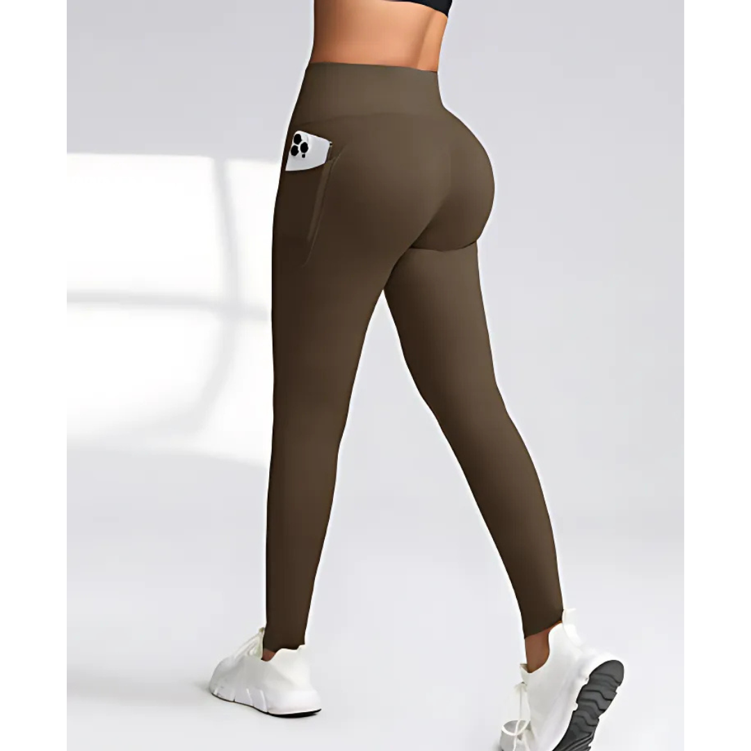Icone™ TrainingLeggings: Højtaljede Mave Kontrol Skulpterende Leggings