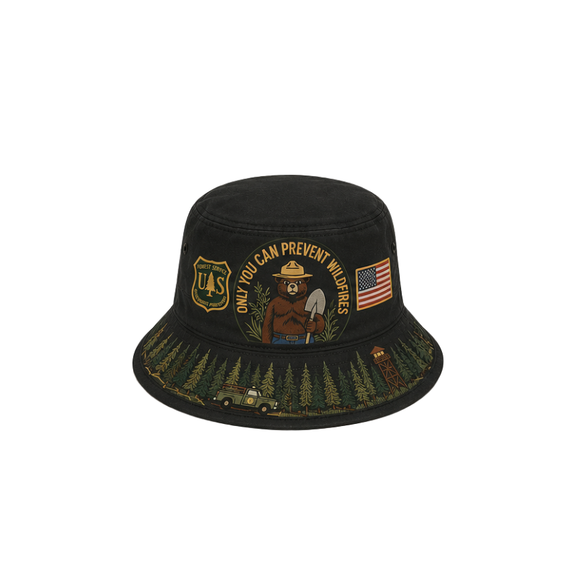 Icone™ BoonieHat - Komfortabel Udendørs Eventyr Boonie Hat Med Trykt Design