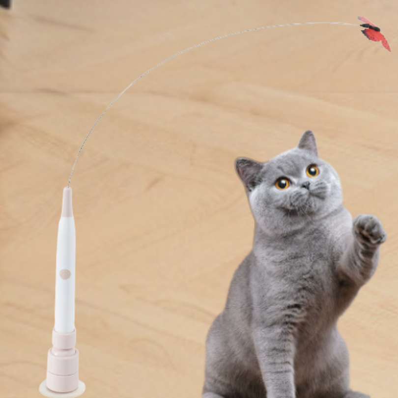 Catfri® DancingButterfly: Interaktiv Legesyg Dansende Sommerfugl Til Katte