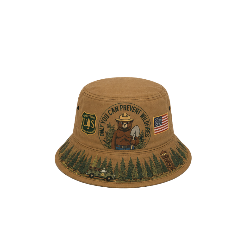 Icone™ BoonieHat - Komfortabel Udendørs Eventyr Boonie Hat Med Trykt Design