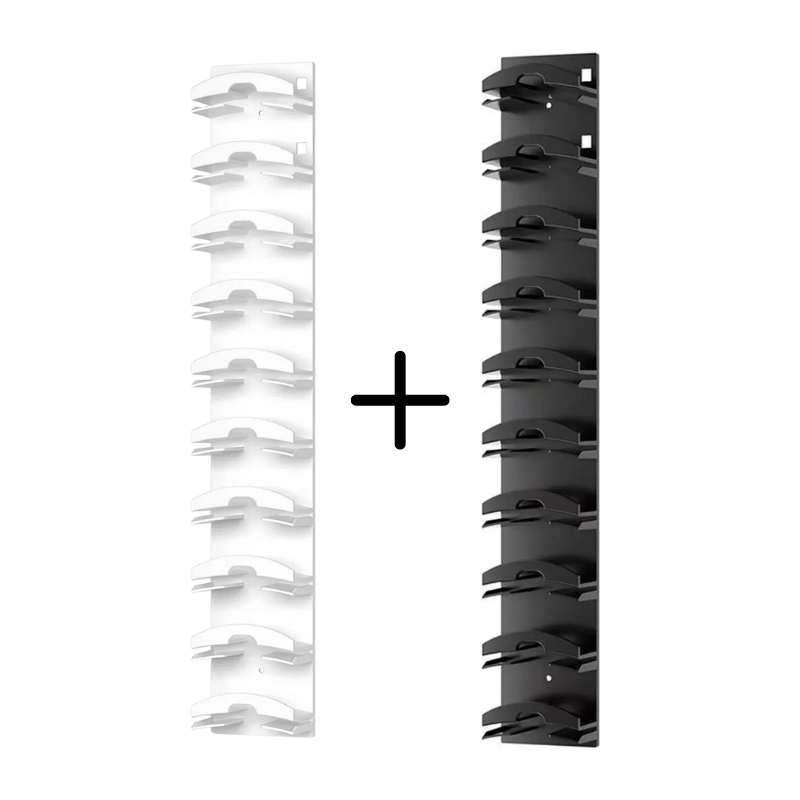 GlideHold® HatOrganizer 1+1 GRATIS: Væg Monteret Hat Arrangør Rack