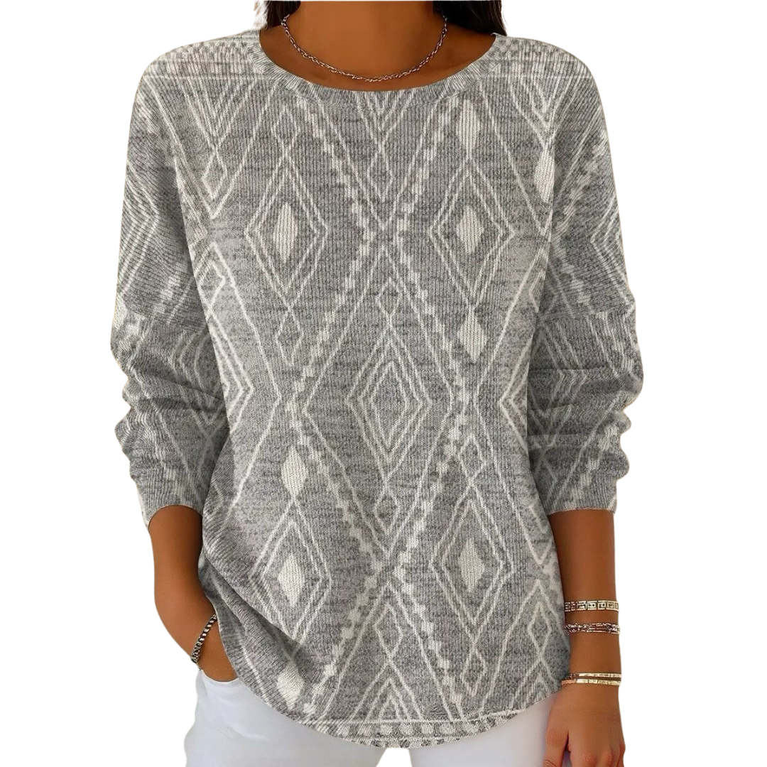 Icone™ VintageTop: Klassisk Kvinders Top Vintage Stil Daglig Brug