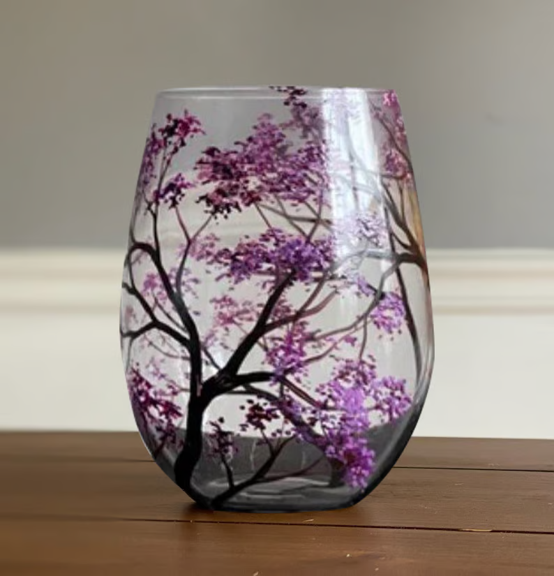 SeasonsGlass - Fire  Årstider Træ Vin Glas