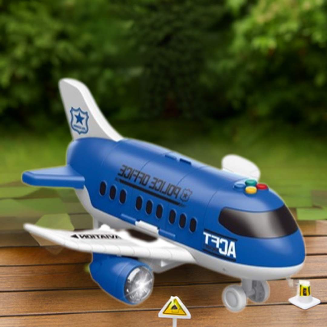 Kletshuts™ VehicleCarrier: Kæmpe Fly Transport Køretøjsholder Legetøj Sæt