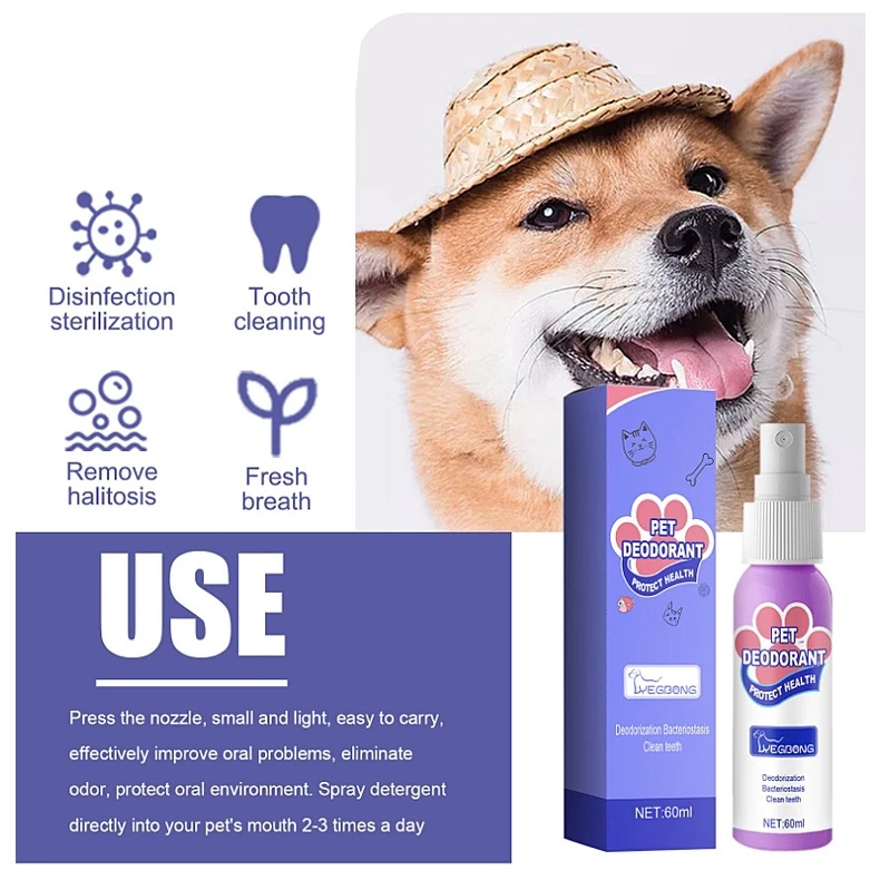 DogCatFri™ PetSpray: Kæledyr Åndedræt Opfrisker Spray