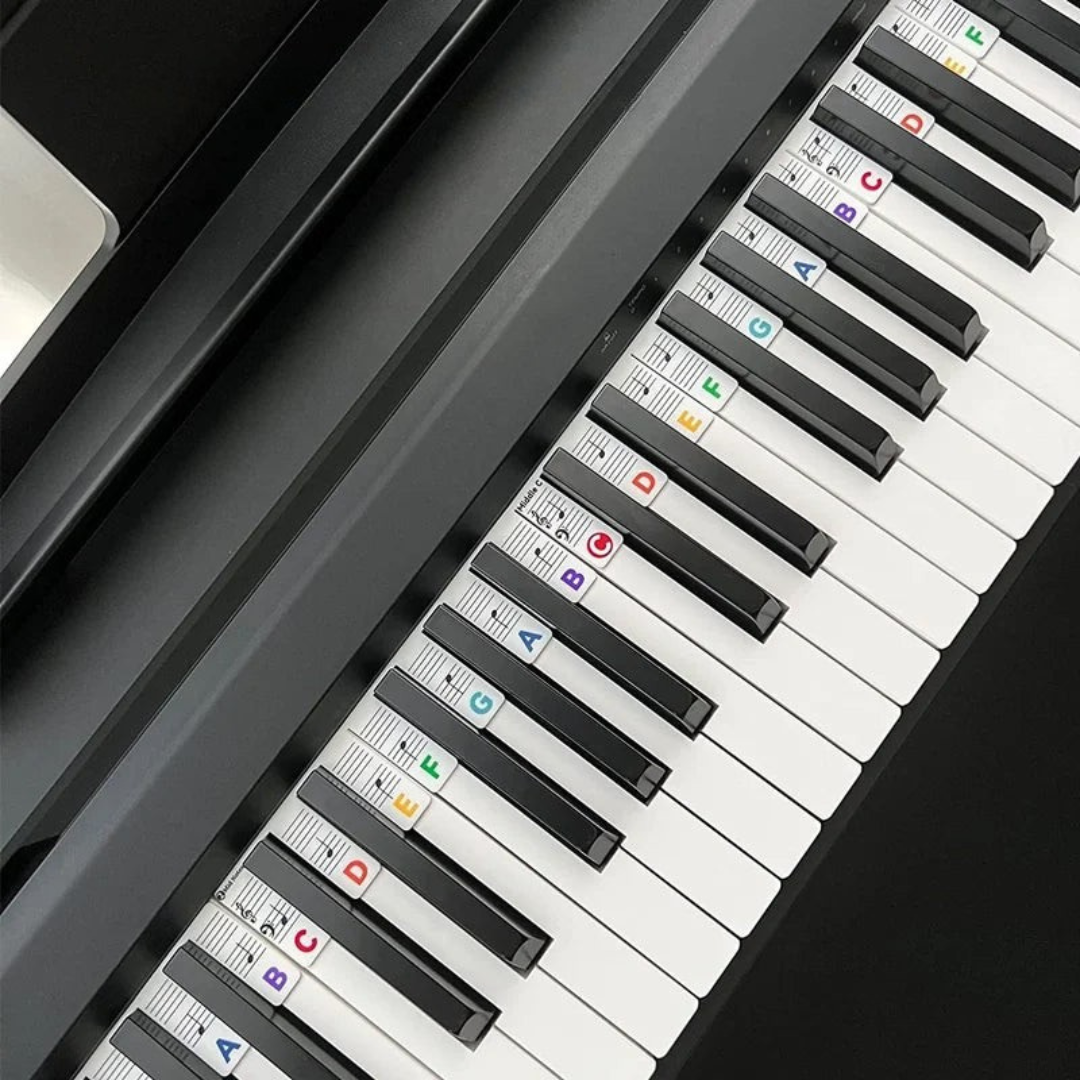 KeyboardLabel - Aftagelig Klaver og Tastatur Silikone Etiket