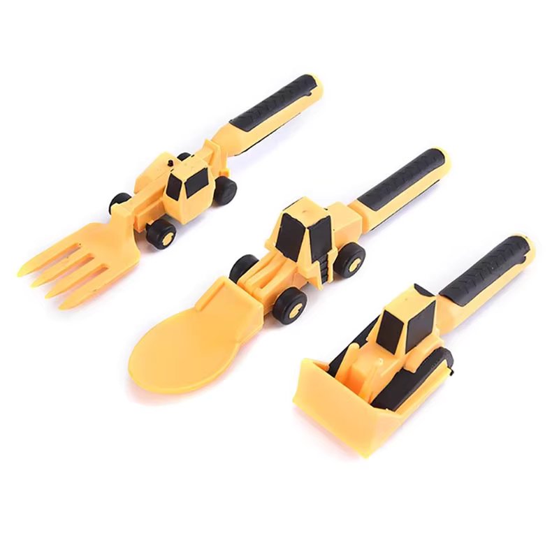 Kletshuts™ CarCutlery: Børn Konstruktion Bestik Sæt