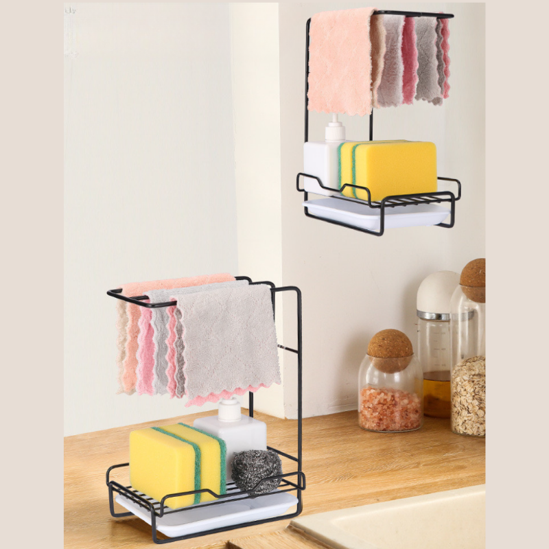 Globetrek° SinkOrganizer - Køkkenvask Organizer med Tørrerack