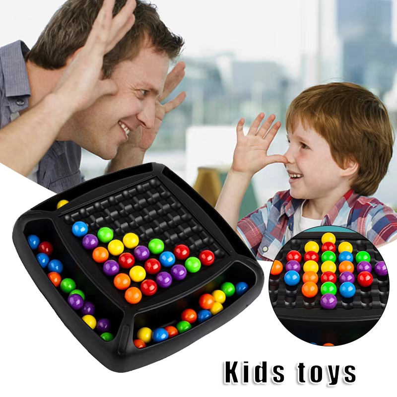 Kletshuts™ ColorGame: Intellektuel Regnbue Perler Eliminering Spil