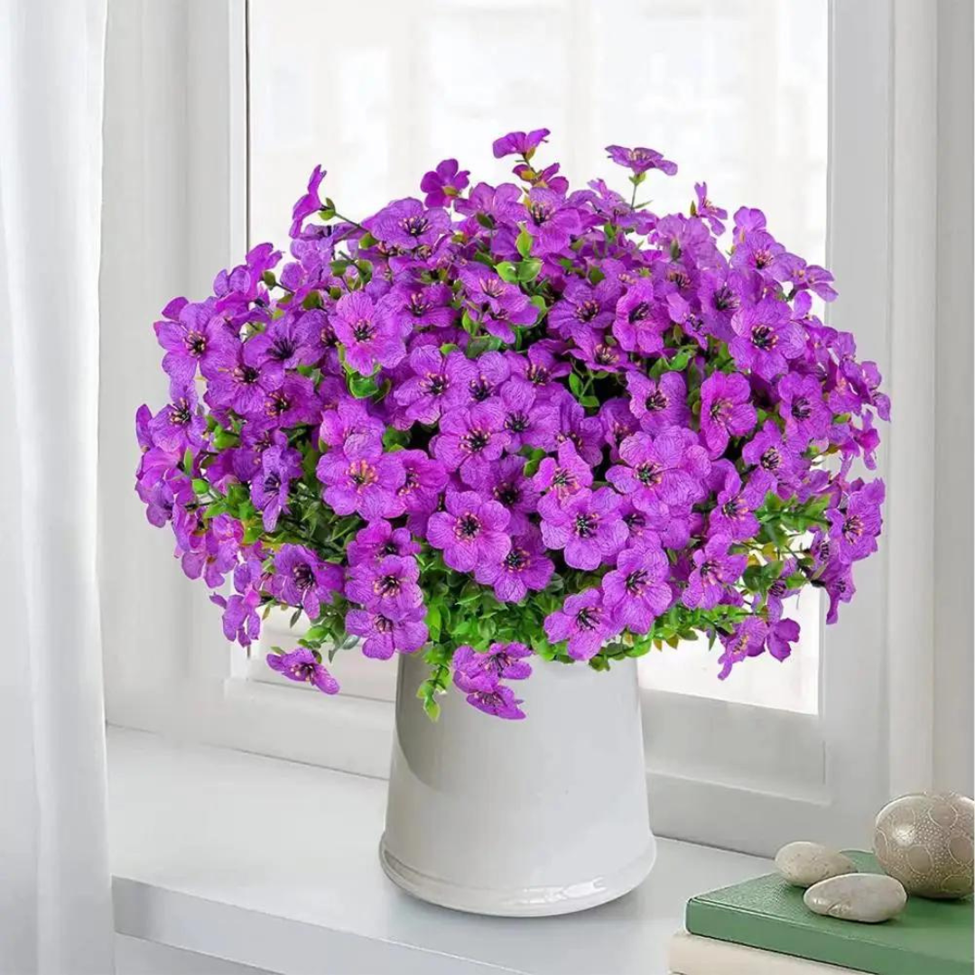 Globetrek° ArtificialFlowers 1+1 GRATIS: Udendørs og Indendørs Kunstige Blomster Planter