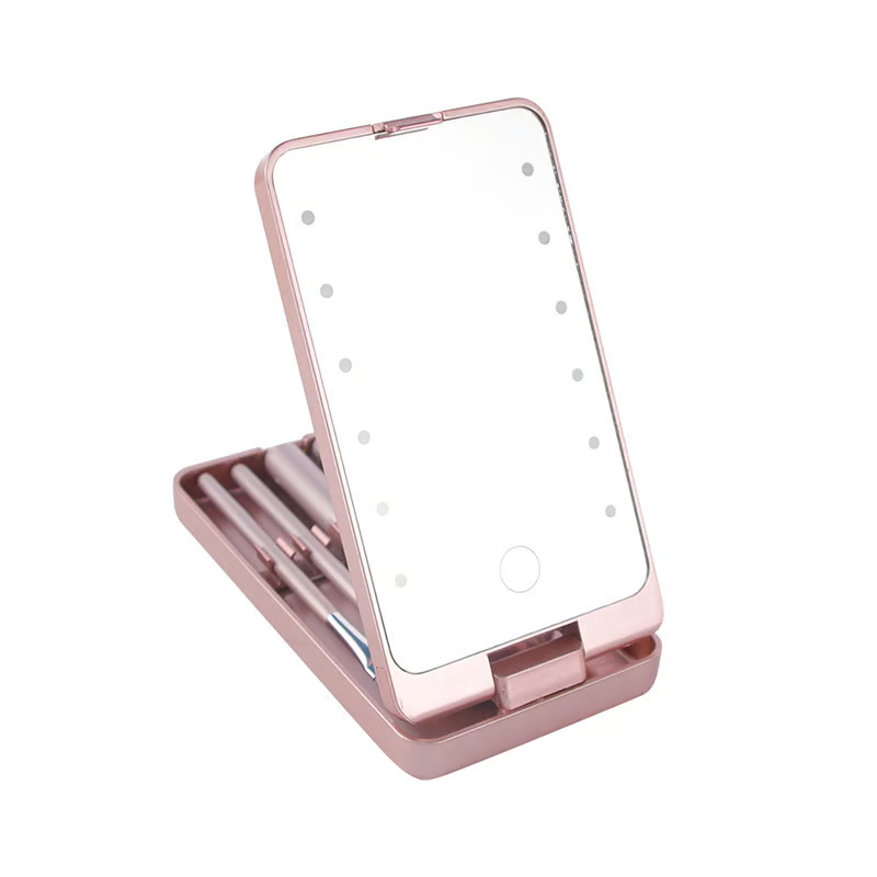 GlowBrushes - Genopladeligt LED-LysRejser Makeup Børste Sæt