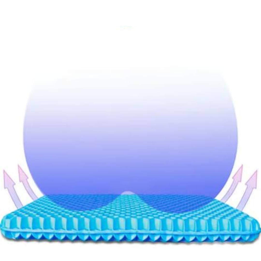 GelCushion - Åndbar Komfortabel Honningkage Gel-pude