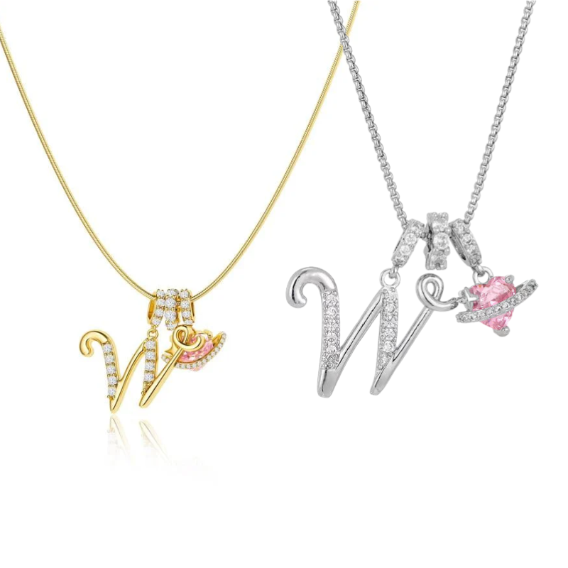 Jewelance™ PendantNecklace 1+1 GRATIS - Elegant Initial Vedhæng Mode Halskæde