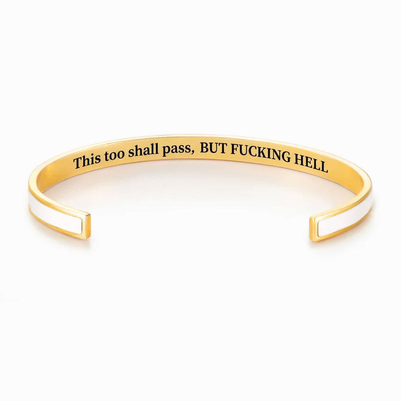 Jewelance™ CuffBracelet 1+1 GRATIS: Stilfuld Farve Indlæg Åben Cuff Statement Armbånd