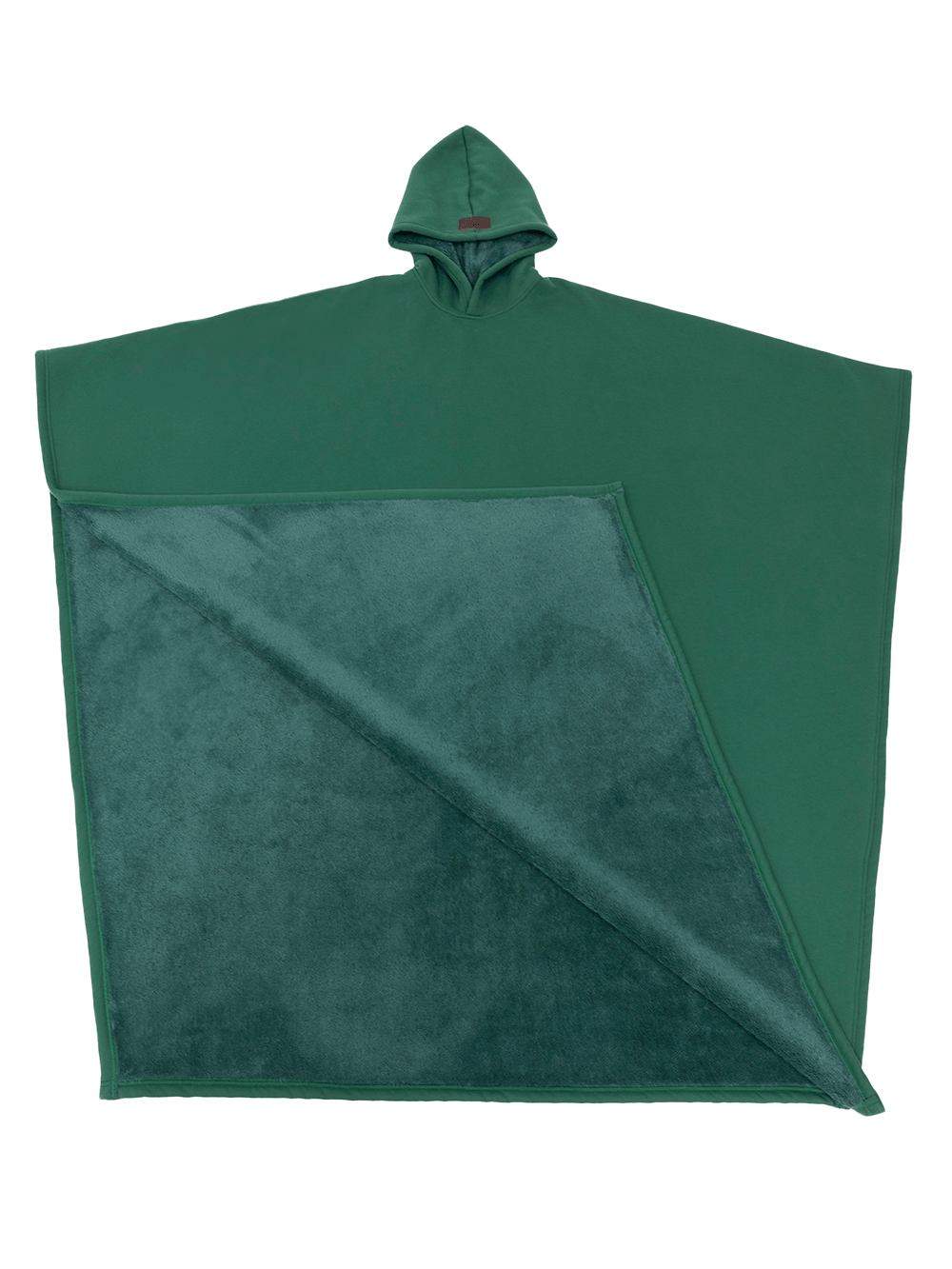 Vægtet hættejakke med oversized pasform og blødt inderfor