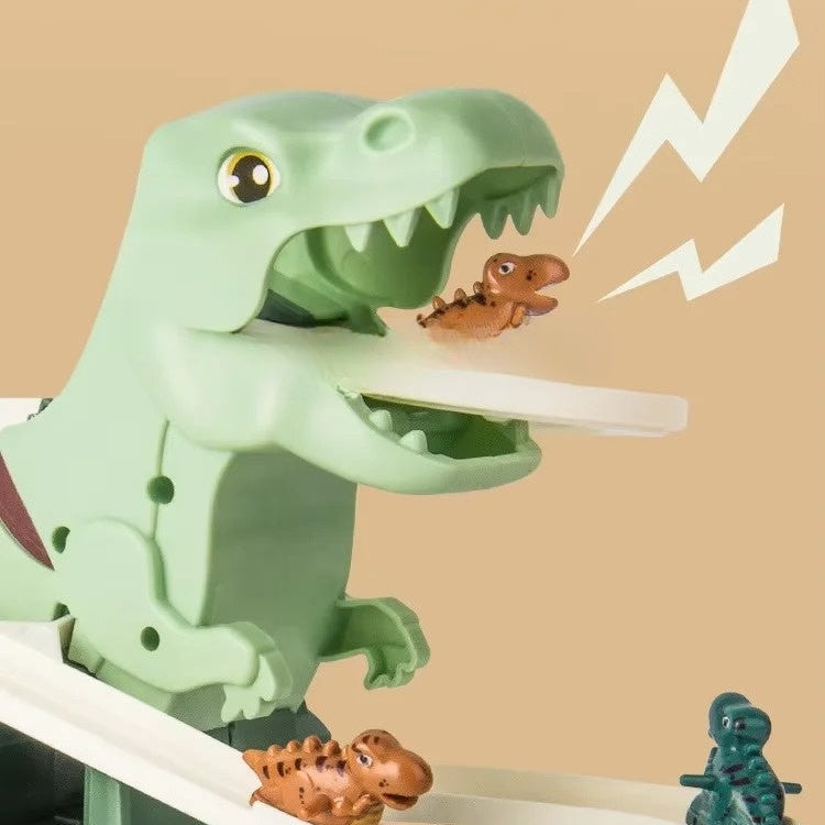 Kletshuts™ DinoSlide: Automatisk Dino Slide Spor Legetøj Til Børn