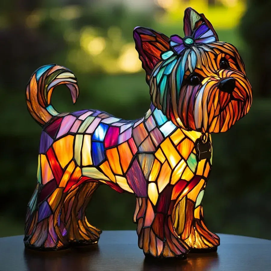 Lysende hund – håndlavet lampe, der varmer hjertet