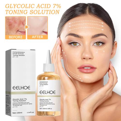 Glykolsyre 7% toner, klarende