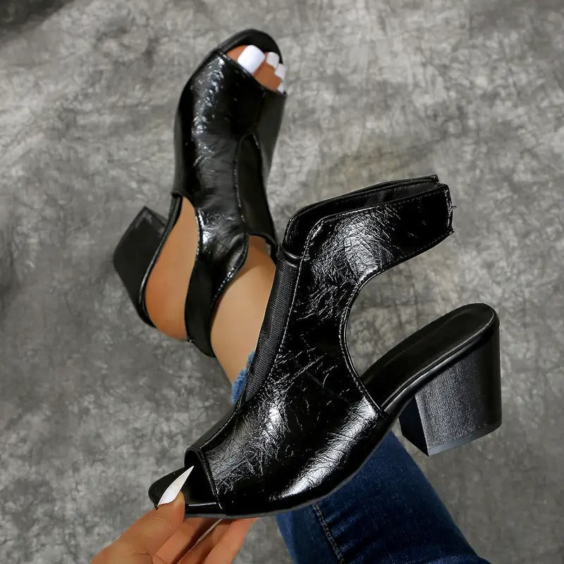 Happy™ SlipOnHeels: Elegant Sexet Smutte-På Formgivning Hæle