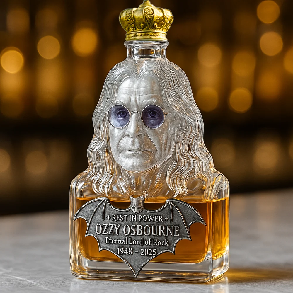 LiquorBottle™: Ozzy Osbourne Begrænset Udgave Hyldest Karaffel Spiritus Flaske