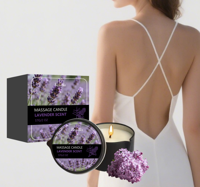 Lavendel duftlys til en rolig stemning