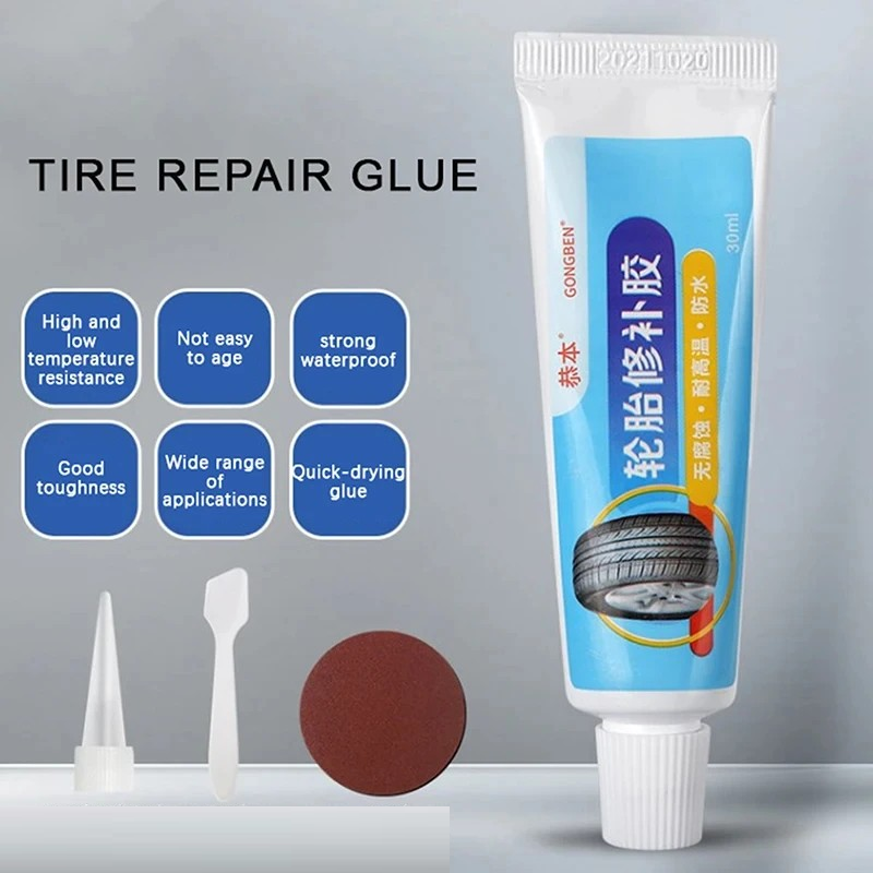 TireFix 1+1 GRATIS: Universel Multifunktionel Dækoverflade Repareringslim