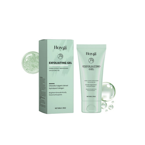 Mild peelinggel med chlorella og kollagen
