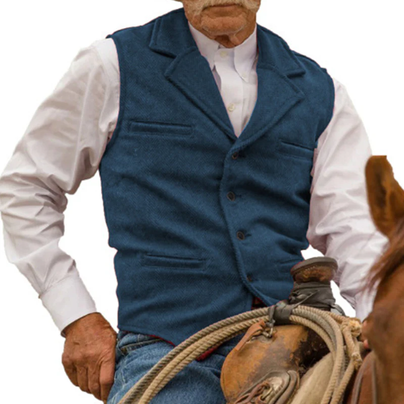 Icone™ MensVest - Klassisk Og Elegant Slim Fit Formelt Vest Til Mænd