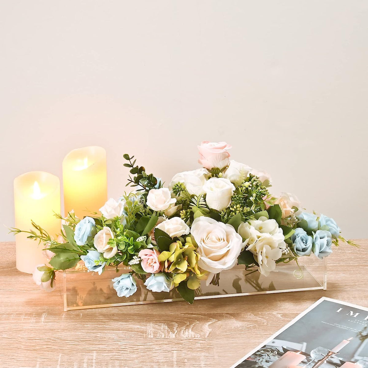 Leddi™ Leaves - Klar Akryl Blomstervase