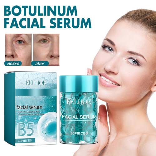 B5-vitamin serumkapsler med kollagen