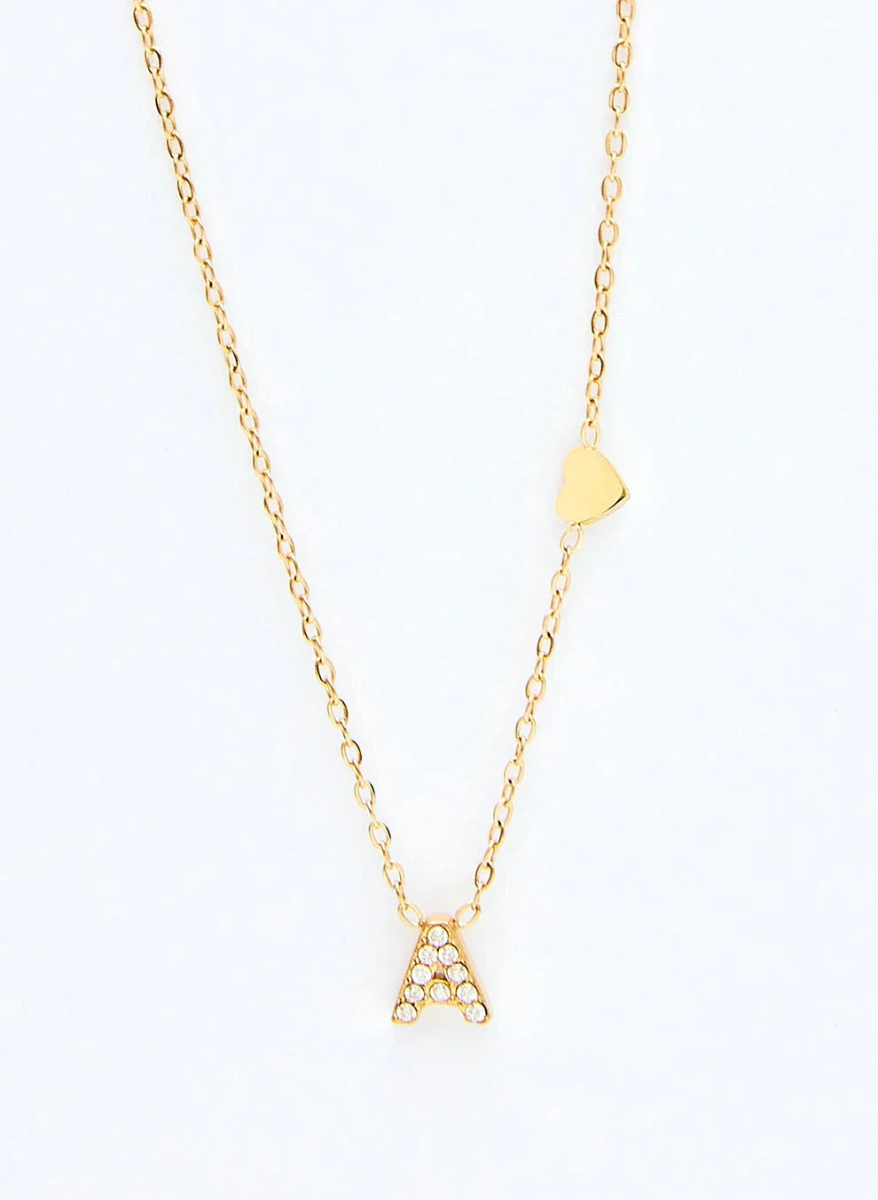 Jewelance™ InitialNecklace: Minimalistisk Mode Initial Bogstav Vedhæng Halskæde