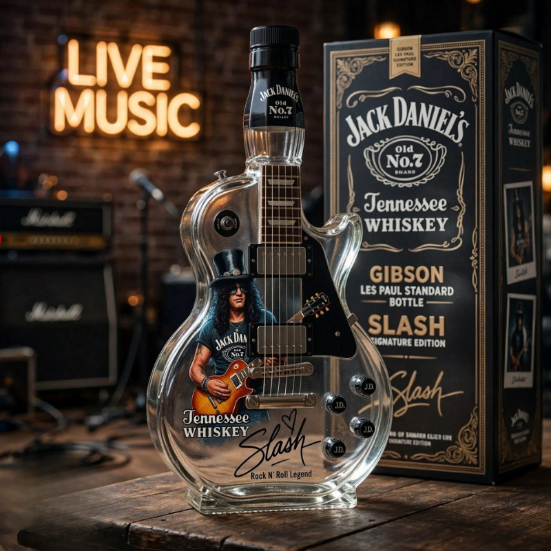 GuitarDecanter™ - Premium Samlerens Guitar-Inspirerede Dekanter