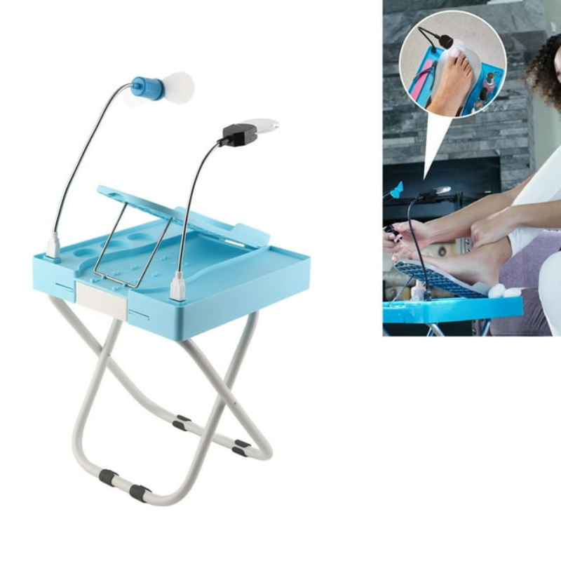 NailStation™ – Stilfuld Bærbar Sammenklappelig Negleplejestation